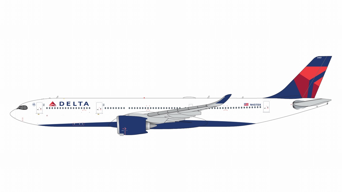 超レア1/200　ジェミニ　デルタ航空　A330-300 民間航空機