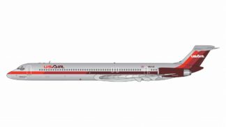 GJUSA1163 GEMINI JETS USAir / USエアー 1980s: triple red/polished MD-82 N824US 1:400