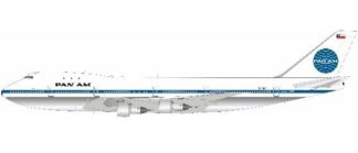 741PA0823P IN Flight200 Pan American Airways / パンアメリカン航空 Polished B747-100 N749PA スタンド付き 1:200 完売しました。