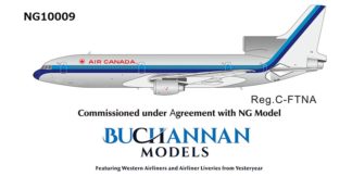 NG10009 NG MODELS Air Canada / エア・カナダ Eastern Airlines(bare metal) livery L-1011-1 C-FTNA 1:400 お取り寄せ