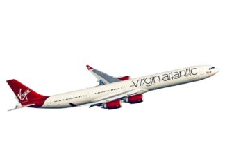 04553 Phoenix Virgin Atlantic Airways / ヴァージン・アトランティック航空 A340-600 G-VWEB 1:400 お取り寄せ