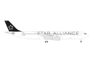 536851 Herpa Lufthansa / ルフトハンザドイツ航空 A340-300 D-AIGW Star Alliance Gladbeck 1:500 メーカー完売