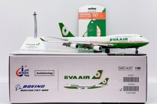XX20321 JC WING EVA AIR / エバー航空/エヴァエア/長栄航空 + Limited Edition Aviationtag付属しません B747-400 B-16411 スタンド付 1:200 メーカー完売