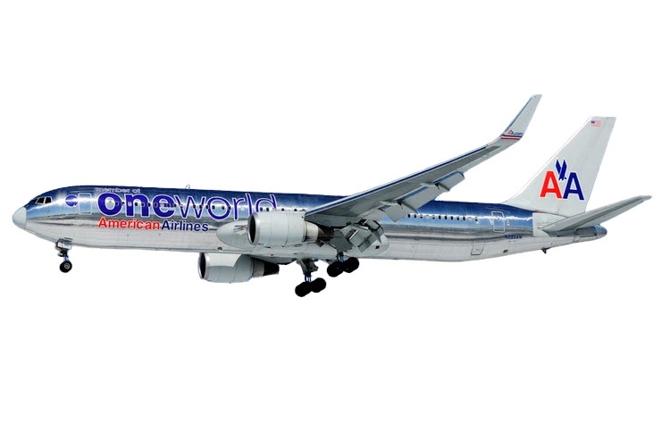 04555 Phoenix American Airlines / アメリカン航空 One world (polish) B767-300ER/W  N395AN 1:400 お取り寄せ