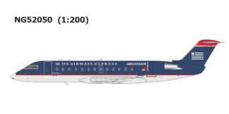 NG52050 NG MODELS US Airways Express / USエアウェイズ・エクスプレス (Mesa Airlines) grey nose CRJ-200LR N406AW 1:200 お取り寄せ