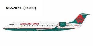 NG52071 NG MODELS America West Express / アメリカウエストエクスプレス (Mesa Airlines) small titles CRJ-200LR N27318 1:200 お取り寄せ