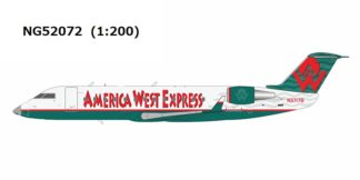 NG52072 NG MODELS America West Express / アメリカウエストエクスプレス (Mesa Airlines) big titles CRJ-200LR N37178 1:200 お取り寄せ