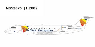 NG52075 NG MODELS BEA / 英国欧州航空 British European Airways CRJ-200ER G-JECB 1:200 お取り寄せ