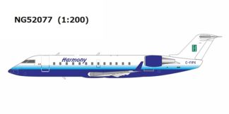 NG52077 NG MODELS Harmony Airways/HMY / ハーモニーエアウェイズ CRJ-100LR C-FIPX 1:200 お取り寄せ