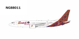 NG88011 NG MODELS Batik Air Malaysia / バティック・エア・マレーシア  (Malindo Air) B737 MAX8 9M-LRF 1:400 お取り寄せ