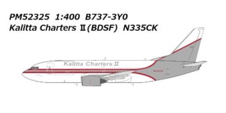 PM52325 Panda Models Kalitta Charters II / カリッタ・チャーターズ・Ⅱ B737-3Y0 N335CK 1:400 お取り寄せ