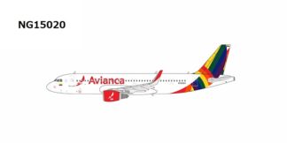 NG15020 NG MODELS AVIANCA / アビアンカ航空 Pride cs A320-200/w N724AV 1:400 お取り寄せ