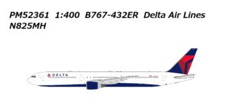 PM52361 Panda Models Delta Air Lines / デルタ航空 B767-432ER N825MH 1:400 予約