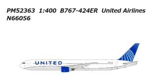 PM52363 Panda Models United Airlines / ユナイテッド航空 B767-424ER N66056 1:400 予約