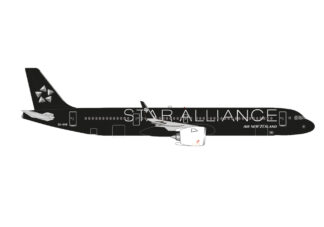 537391 Herpa Air New Zealand / ニュージーランド航空 A321neo ZK-OYB Star Alliance 1:500 予約