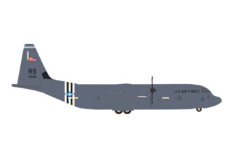 537452 Herpa U.S. Air Force / アメリカ空軍 C-130J-30 07-8608 37SQ ラムシュタイン空軍基地 1:500 予約
