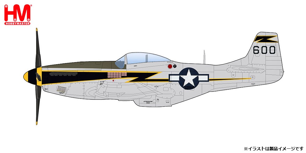 HA7751 HOBBY MASTER USAAF / アメリカ陸軍航空軍 P-51Dマスタング