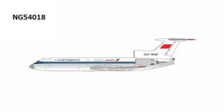 NG54018 NG MODELS Aeroflot / アエロフロート with "Chartered by BALKAN" banner Tu-154B-2 CCCP-85591 1:400 お取り寄せ