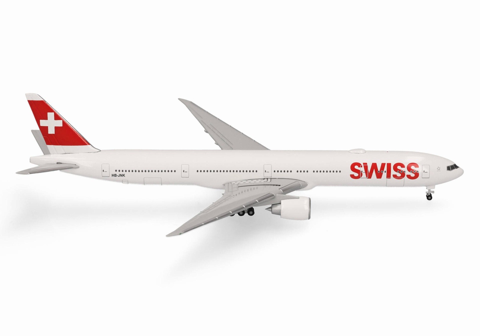 529136-003 Herpa Swiss International Air Lines / スイス国際航空 B777-300ER HB-JNK  “Luzern” 1:500 お取り寄せ