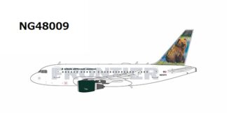 NG48009 NG MODELS Frontier Airlines / フロンティア航空 Grizzly Bear A318-100 N801FR 1:400 予約
