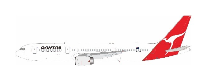 763QF1223 IN Flight200 Qantas Airways / カンタス航空 B767-300ER VH-ZXA スタンド付き  1:200 予約