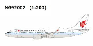 NG92002 NG MODELS AIR CHINA / 中国国際航空 B737 MAX8 B-209Q 1:200 予約