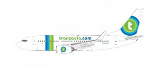 JF-737-7-002 JFOX Transavia Airlines / トランザビア航空 B737-700 PH-XRY 1:200 スタンド付 予約