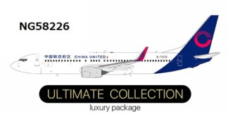 NG58226 NG MODELS China United Airlines / 中国聯合航空 new livery (ULTIMATE COLLECTION) B737-800/w B-7372 1:400 予約