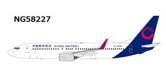NG58227 NG MODELS China United Airlines / 中国聯合航空 new livery B737-800/w B-209M 1:400 予約