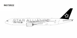 NG72022 NG MODELS United Airlines / ユナイテッド航空 Star Alliance c/s B777-200ER N794UA 1:400 お取り寄せ