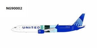 NG90002 NG MODELS United Airlines / ユナイテッド航空 without "ecoDemonstrator Explorer" sticker B737 MAX10 N27602 1:400 予約