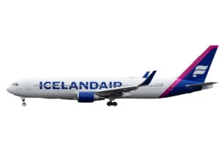 11911 Phoenix Icelandair / アイスランド航空 “Magenta” B767-300ER TF-ISO 1:400 予約