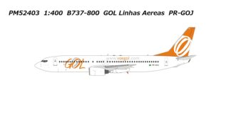 PM52403 Panda Models GOL Linhas Aereas / ゴル航空 B737-800 PR-GOJ 1:400 予約