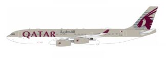 342QT0124 IN Flight200 Qatar Airways / カタール航空 A340-200 A7-HHK スタンド付き 1:200 予約