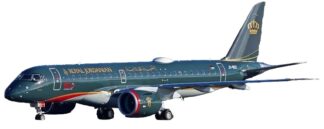 XX40243 JC WING Royal Jordanian / ロイヤル・ヨルダン航空 "1800th Embraer E-Jet" E190-E2 JY-REC 1:400 予約