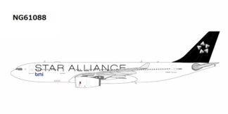 NG61088 NG MODELS BRITISH MIDLAND/BMI / ブリティッシュ・ミッドランド航空 Star Alliance A330-200 G-WWBD 1:400 予約