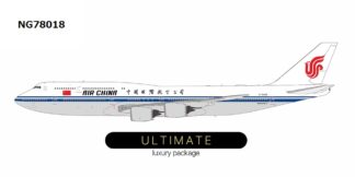 NG78018 NG MODELS AIR CHINA / 中国国際航空 with wifi dome (ULTIMATE) B747-8i B-2482 1:400 予約