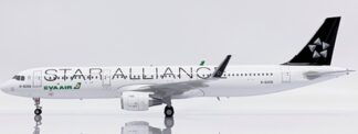 XX20204 JC WING EVA AIR / エバー航空/エヴァエア/長栄航空 Star Alliance A321 B-16206 スタンド付 1:200 メーカー完売