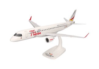 614368 Herpa SNAPFIT German Airways / ジャーマン・エアウェイズ E190 D-ACJJ Herpa 75 Years 1:100 予約