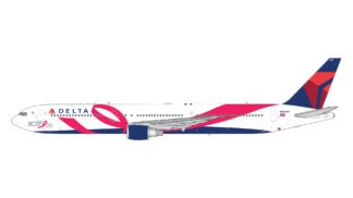 GJDAL2154 GEMINI JETS Delta Air Lines / デルタ航空 pink ribbon/Breast Cancer Res. Fdn. B767-400ER N845MH 1:400