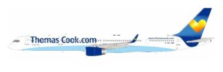 753MT1223A IN Flight200 Thomas Cook Airlines / トーマス・クック航空 B757-300 G-JMAA スタンド付き 1:200 予約