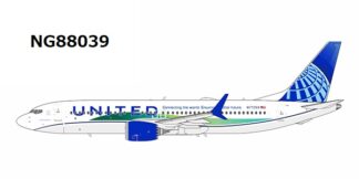 NG88039 NG MODELS United Airlines / ユナイテッド航空 Connecting the world. Ensuring a better future. sticker B737 MAX8 N77259 1:400 お取り寄せ