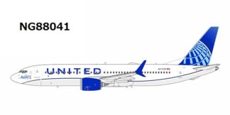 NG88041 NG MODELS United Airlines / ユナイテッド航空 Aviate sticker B737 MAX8 N27255 1:400 お取り寄せ