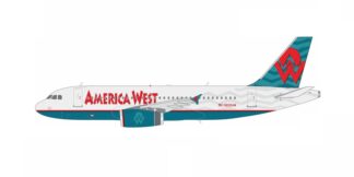 319AW1224 IN Flight200 America West Airlines / アメリカウエスト航空 A319 N808AW スタンド付き 1:200 予約