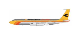 701OD1124P IN Flight200 Aerocondor Colombia / アエロコンドル コロンビア B707-100(B/F) HK-1802 スタンド付き 1:200 予約