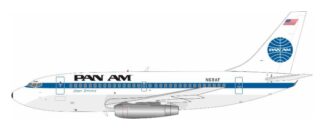 732PA1124 IN Flight200 Pan American Airways / パンアメリカン航空 B737-200 N68AF スタンド付き 1:200 予約