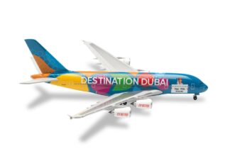 536905-001 Herpa Emirates / エミレーツ航空 A380 A-EEW Destination Dubai 1:500 予約