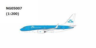 NG05007 NG MODELS KLM / KLMオランダ航空 named "Koningseider" B737-700/w PH-BGG 1:200 予約