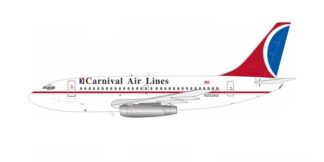 732KW1124 IN Flight200 Carnival Air Lines / カーニバル・エアラインズ B737-200 N202AU スタンド付き 1:200 予約