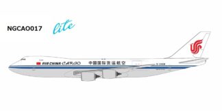 NGCAO017 NG Lite MODELS AIR CHINA Cargo / 中国国際貨物航空 fantasy livery; "Cargo" in black font B747-8F B-2488 1:400 予約